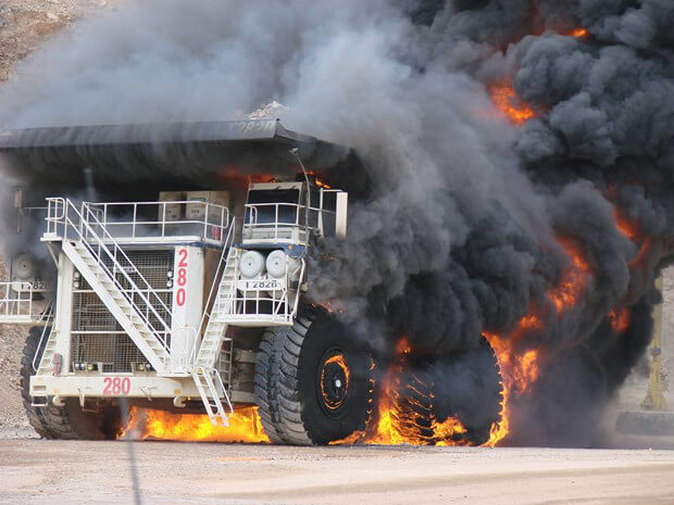mining haul truck eso emergency services officer