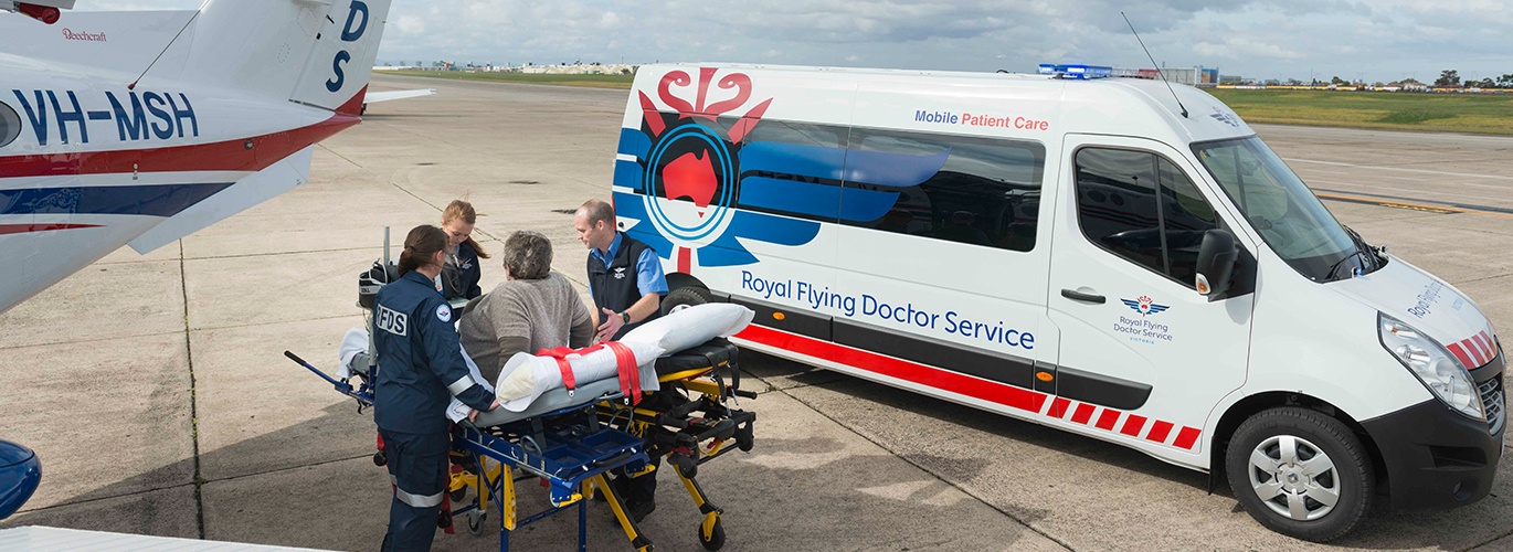 rfds patient transport stretcher-patient transported ambulance
